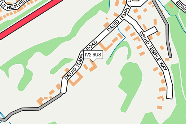 IV2 6US map - OS OpenMap – Local (Ordnance Survey)