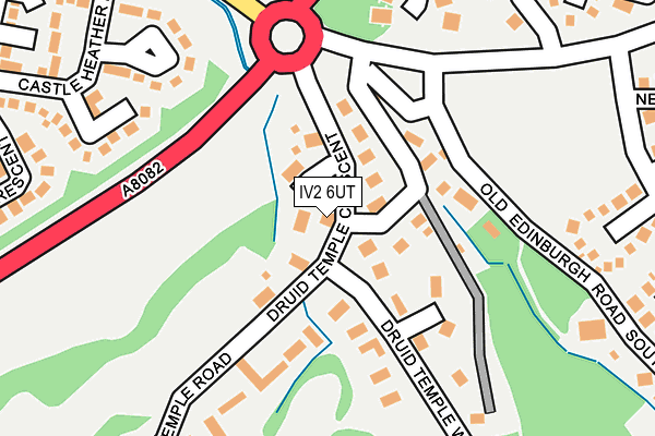 IV2 6UT map - OS OpenMap – Local (Ordnance Survey)