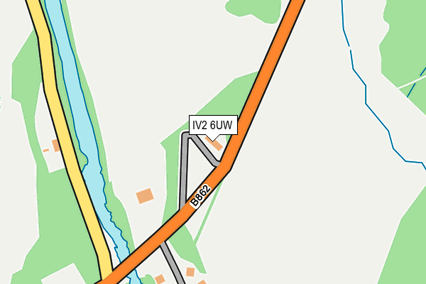 IV2 6UW map - OS OpenMap – Local (Ordnance Survey)