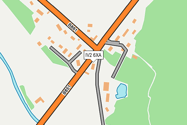 IV2 6XA map - OS OpenMap – Local (Ordnance Survey)
