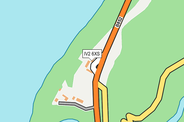 IV2 6XS map - OS OpenMap – Local (Ordnance Survey)