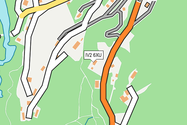 IV2 6XU map - OS OpenMap – Local (Ordnance Survey)