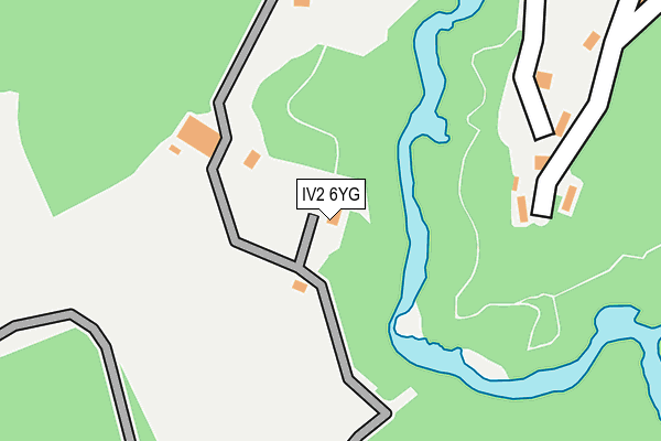 IV2 6YG map - OS OpenMap – Local (Ordnance Survey)
