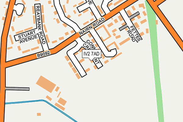 IV2 7AD map - OS OpenMap – Local (Ordnance Survey)