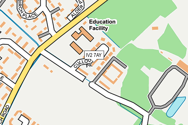 IV2 7AY map - OS OpenMap – Local (Ordnance Survey)