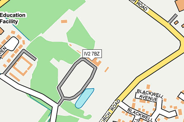 IV2 7BZ map - OS OpenMap – Local (Ordnance Survey)