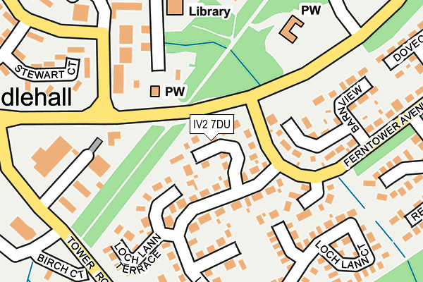 IV2 7DU map - OS OpenMap – Local (Ordnance Survey)