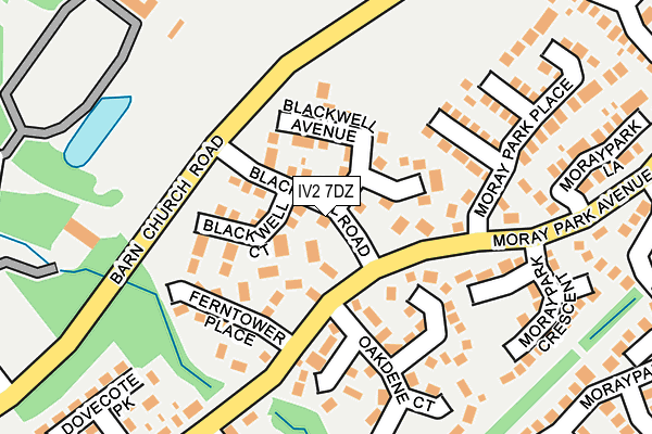 IV2 7DZ map - OS OpenMap – Local (Ordnance Survey)