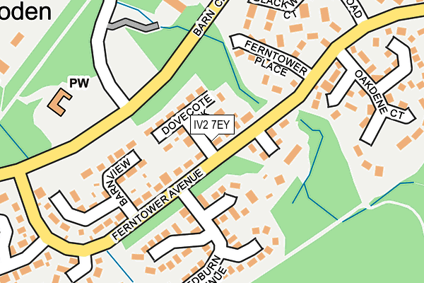 IV2 7EY map - OS OpenMap – Local (Ordnance Survey)