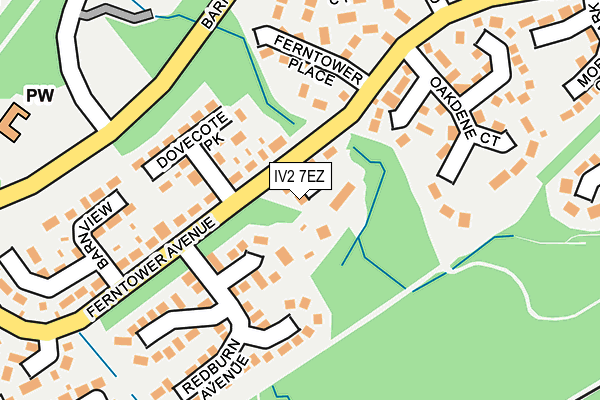 IV2 7EZ map - OS OpenMap – Local (Ordnance Survey)