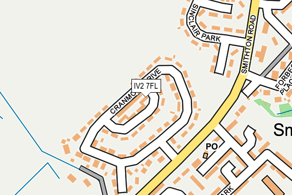 IV2 7FL map - OS OpenMap – Local (Ordnance Survey)