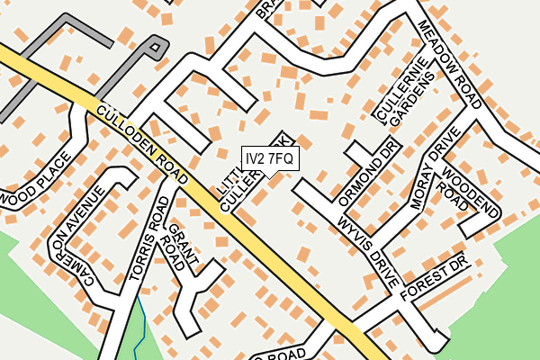 IV2 7FQ map - OS OpenMap – Local (Ordnance Survey)