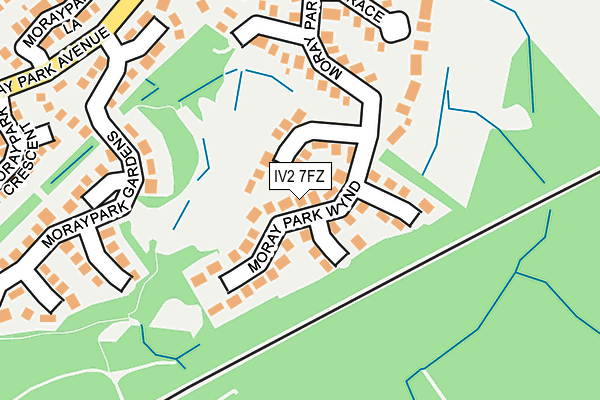 Map of CULLODEN ECO CARPET AND UPHOLSTERY CLEANING LIMITED at local scale