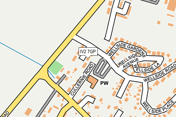 IV2 7GP map - OS OpenMap – Local (Ordnance Survey)