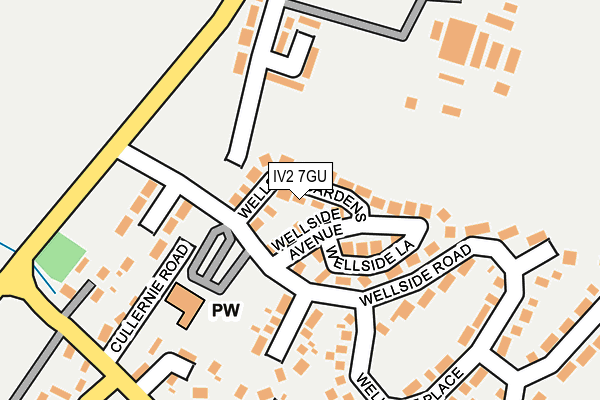 IV2 7GU map - OS OpenMap – Local (Ordnance Survey)