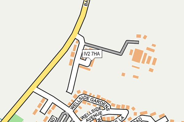 IV2 7HA map - OS OpenMap – Local (Ordnance Survey)