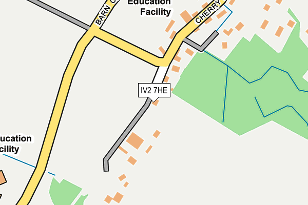 IV2 7HE map - OS OpenMap – Local (Ordnance Survey)