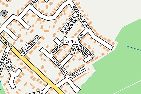 IV2 7HS map - OS OpenMap – Local (Ordnance Survey)