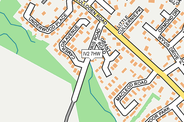 IV2 7HW map - OS OpenMap – Local (Ordnance Survey)