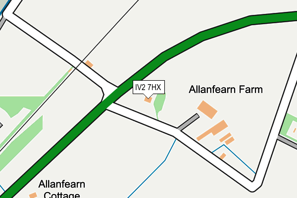 IV2 7HX map - OS OpenMap – Local (Ordnance Survey)