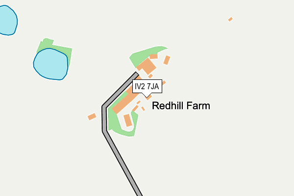 IV2 7JA map - OS OpenMap – Local (Ordnance Survey)