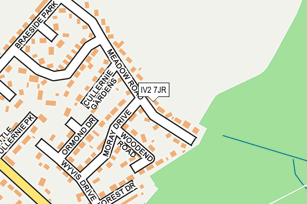 Map of IDC ELECTRICAL (HIGHLAND) LTD at local scale