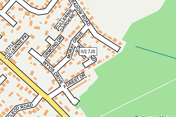 IV2 7JS map - OS OpenMap – Local (Ordnance Survey)