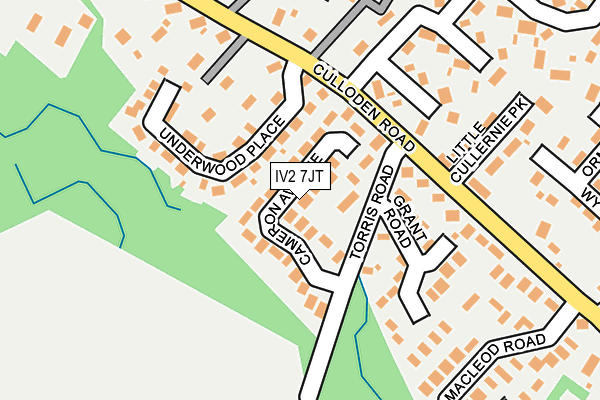 IV2 7JT map - OS OpenMap – Local (Ordnance Survey)
