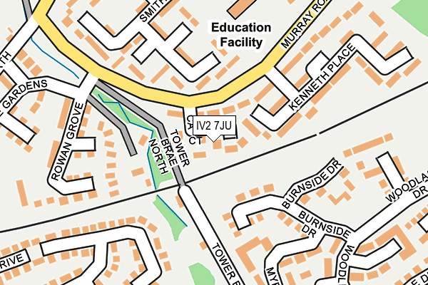 IV2 7JU map - OS OpenMap – Local (Ordnance Survey)