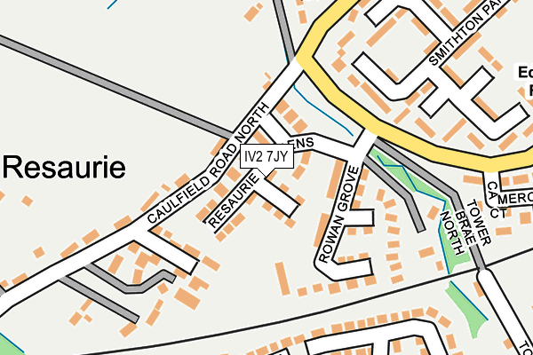 IV2 7JY map - OS OpenMap – Local (Ordnance Survey)