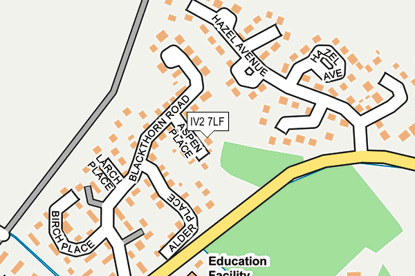 IV2 7LF map - OS OpenMap – Local (Ordnance Survey)