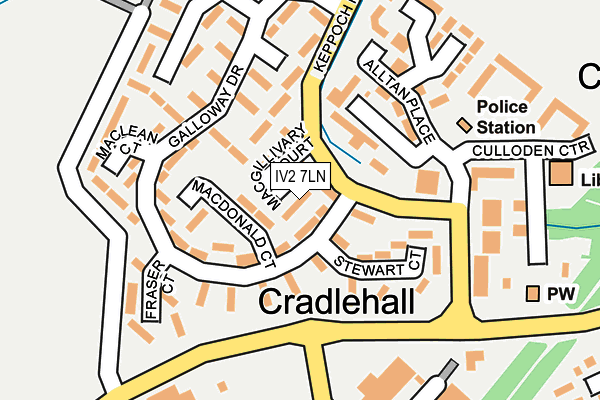 IV2 7LN map - OS OpenMap – Local (Ordnance Survey)