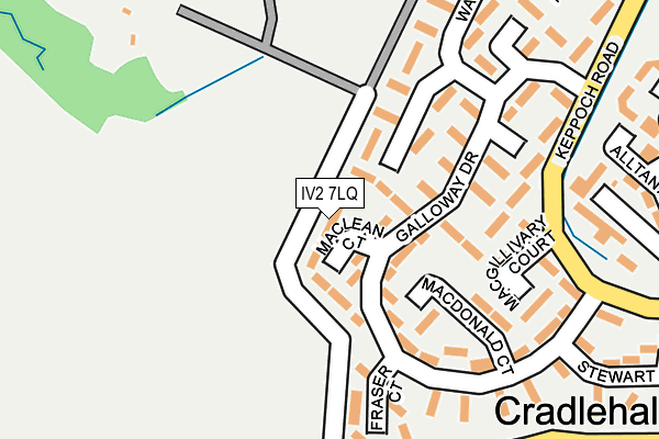 IV2 7LQ map - OS OpenMap – Local (Ordnance Survey)
