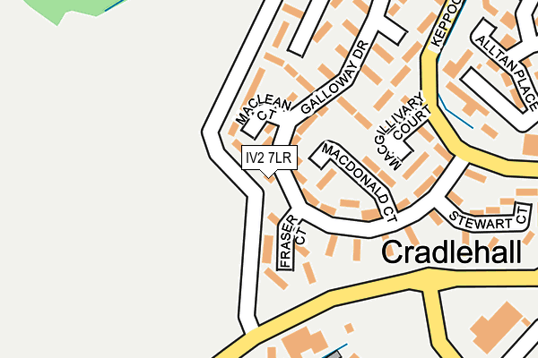 IV2 7LR map - OS OpenMap – Local (Ordnance Survey)