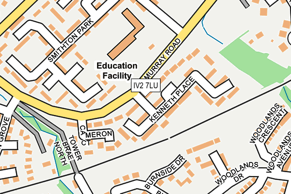 IV2 7LU map - OS OpenMap – Local (Ordnance Survey)