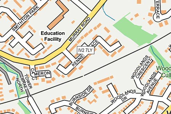 IV2 7LY map - OS OpenMap – Local (Ordnance Survey)