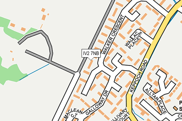 IV2 7NB map - OS OpenMap – Local (Ordnance Survey)