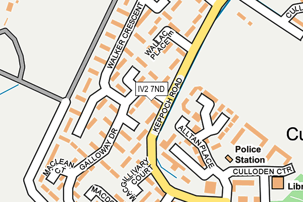 IV2 7ND map - OS OpenMap – Local (Ordnance Survey)