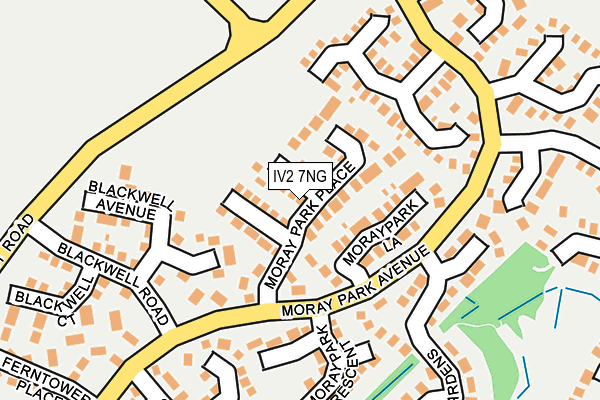 IV2 7NG map - OS OpenMap – Local (Ordnance Survey)