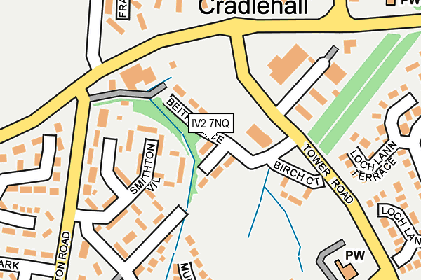 IV2 7NQ map - OS OpenMap – Local (Ordnance Survey)