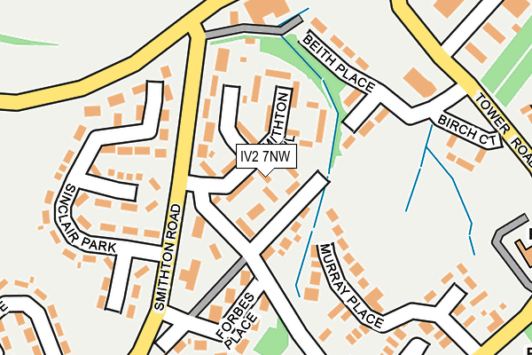 IV2 7NW map - OS OpenMap – Local (Ordnance Survey)