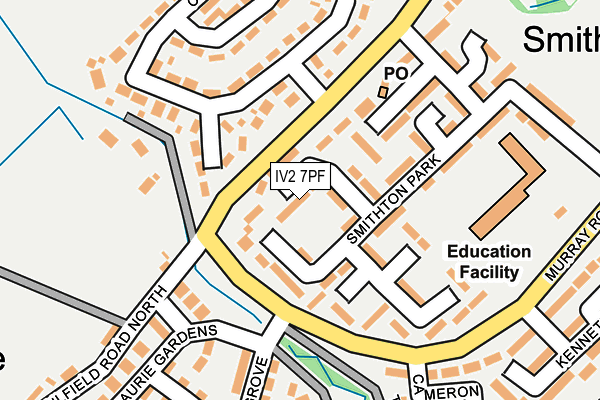 IV2 7PF map - OS OpenMap – Local (Ordnance Survey)