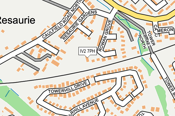 IV2 7PH map - OS OpenMap – Local (Ordnance Survey)