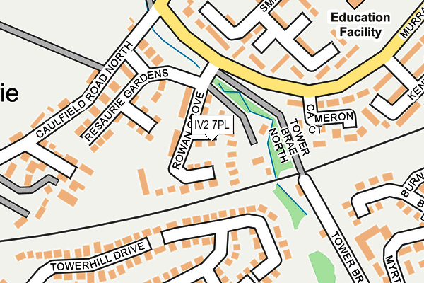 IV2 7PL map - OS OpenMap – Local (Ordnance Survey)