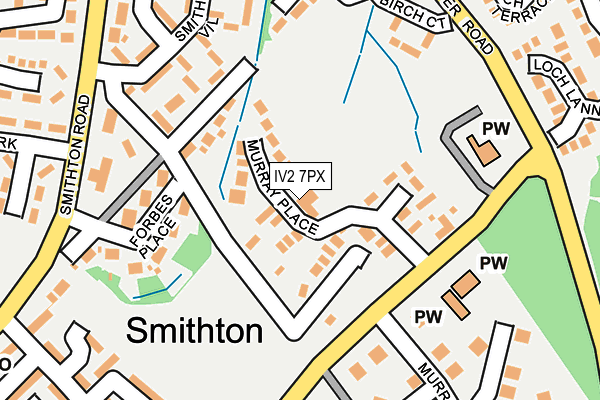 IV2 7PX map - OS OpenMap – Local (Ordnance Survey)