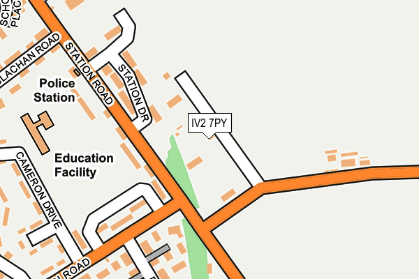 IV2 7PY map - OS OpenMap – Local (Ordnance Survey)