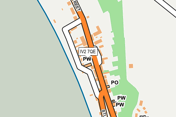 IV2 7QE map - OS OpenMap – Local (Ordnance Survey)