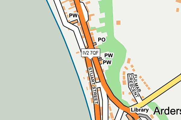 IV2 7QF map - OS OpenMap – Local (Ordnance Survey)