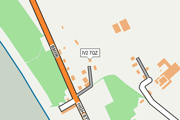 IV2 7QZ map - OS OpenMap – Local (Ordnance Survey)