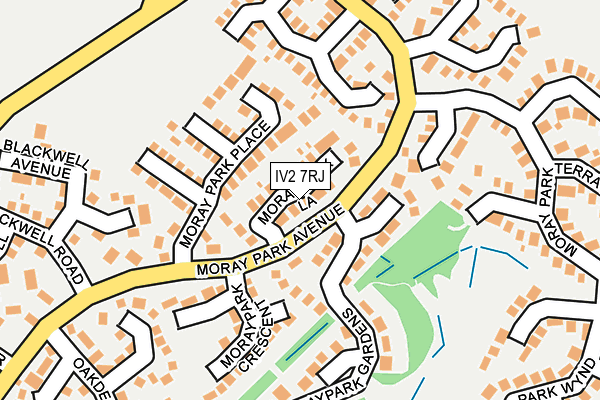 IV2 7RJ map - OS OpenMap – Local (Ordnance Survey)